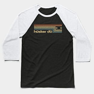 Hüsker Dü Cassette Stripes Baseball T-Shirt